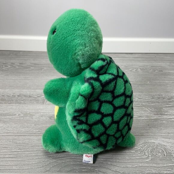 Vintage Mary Meyer Turtle Tortoise 10in Plush Green Yellow Stuffed Animal Rare - Picture 2 of 11